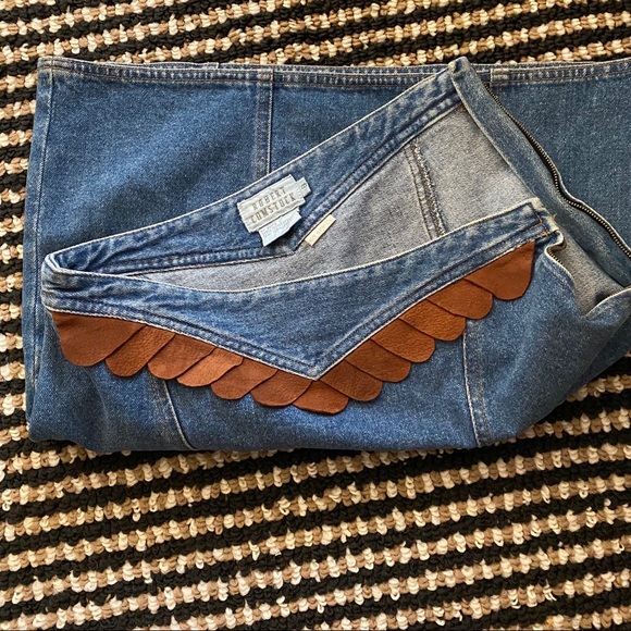 Robert Comstock denim skirt - Picture 3 of 4